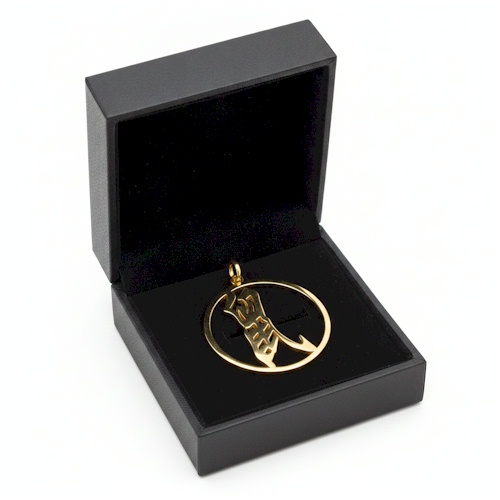 (image for) Chinese Calendar Gold Pendant - Rat