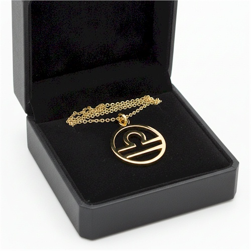 (image for) Libra 9-ct Gold Pendant - 22mm
