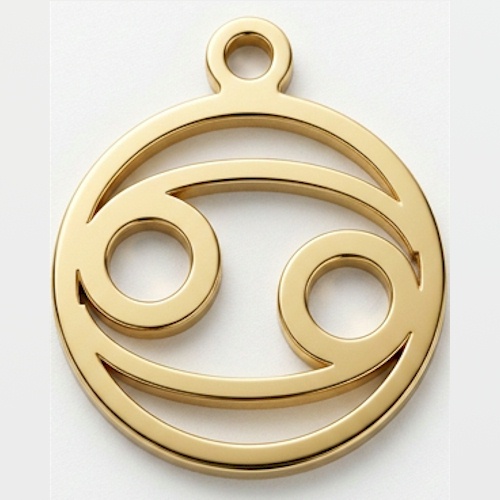(image for) Cancer 9-ct Gold Pendant - 20mm
