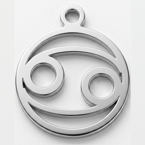 (image for) Cancer Sterling Silver Pendant - 20mm
