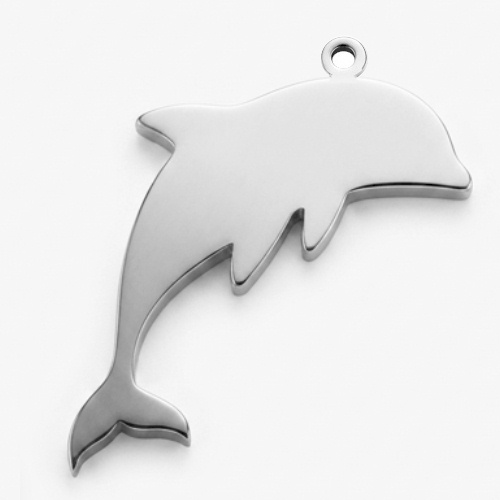 (image for) Sterling Silver Dolphin Charm