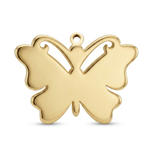 9 Carat Gold Butterfly Charm (image for) 9 Carat Gold Butterfly Charm