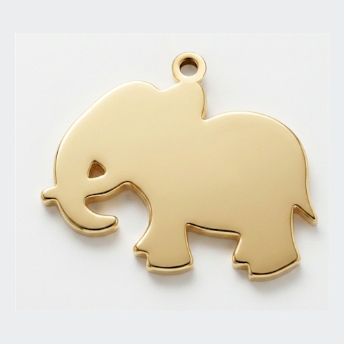 9 Carat Gold Elephant Charm (image for) 9 Carat Gold Elephant Charm
