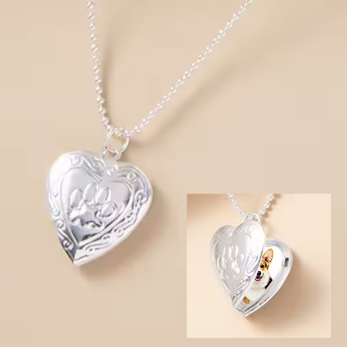 (image for) Polished Steel Heart Locket