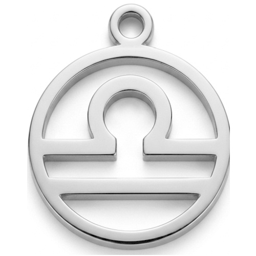 (image for) Libra Sterling Silver Pendant - 20mm