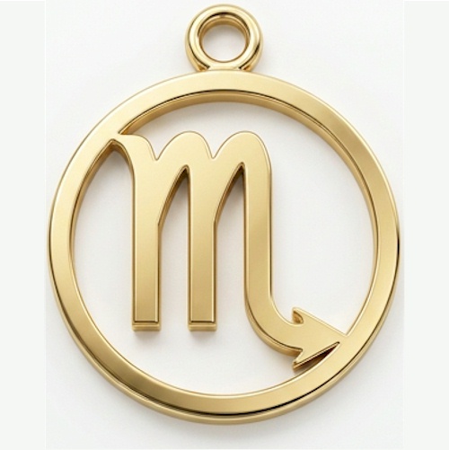 (image for) Scorpio 9-ct Gold Pendant - 20mm