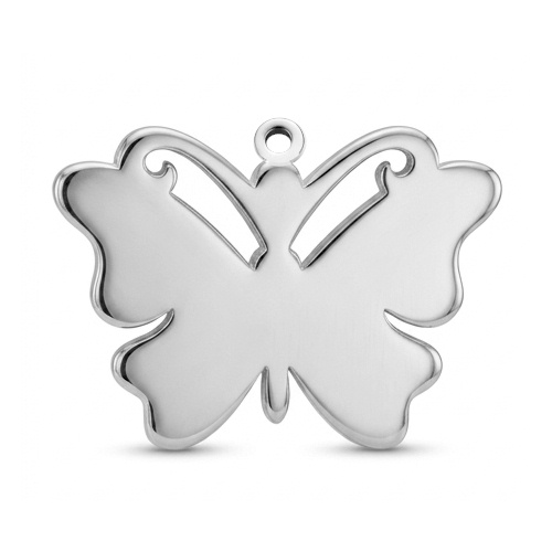 (image for) Sterling Silver Butterfly Charm