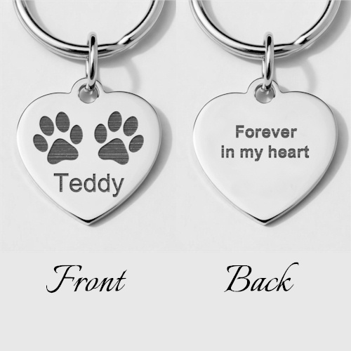 (image for) Silver Heart Memorial Pendant