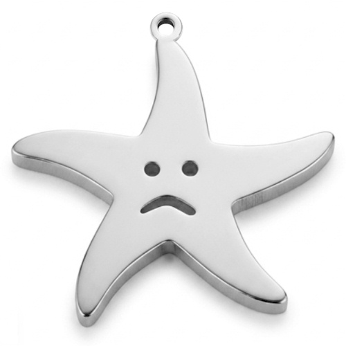 (image for) Sterling Silver Starfish Charm