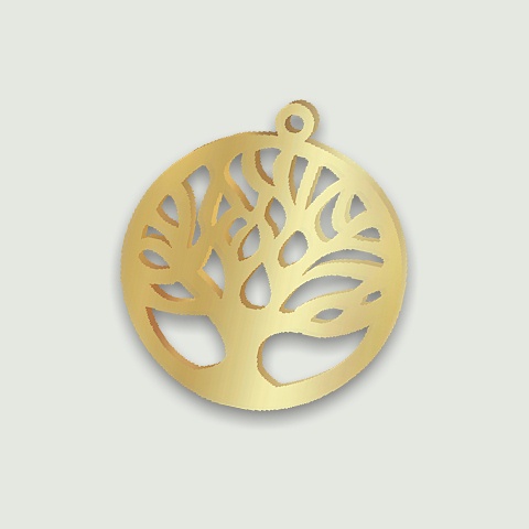(image for) Tree of Life 9-ct Gold Pendant - 23mm