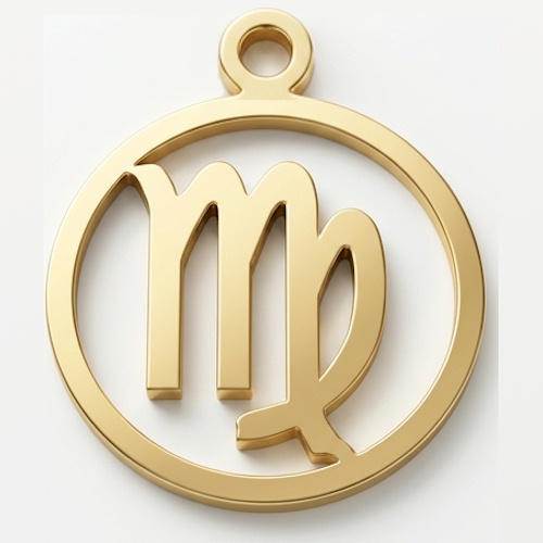 (image for) Virgo 9-ct Gold Pendant - 20mm